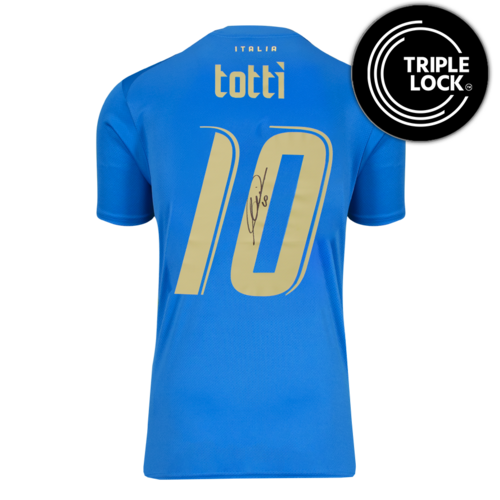 Icons Francesco Totti gesigneerd Italië shirt 2022-23