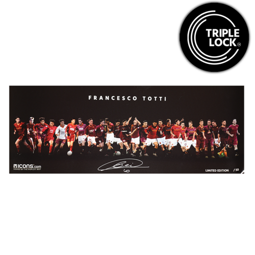 Icons Francesco Totti gesigneerde AS Roma foto
