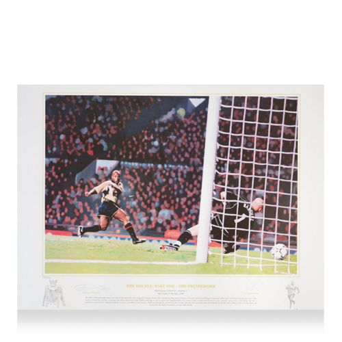 Icons Sylvain Wiltord gesigneerde Arsenal foto
