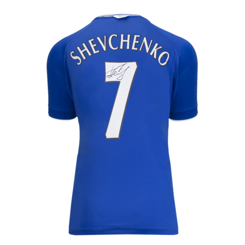 Icons Andriy Shevchenko gesigneerd Chelsea shirt
