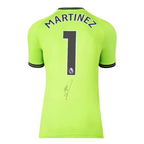 Icons Emiliano Martinez gesigneerd Aston Villa shirt 2023-24