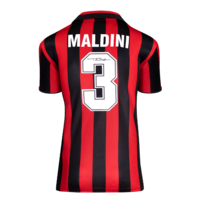 Icons Paolo Maldini gesigneerd AC Milan shirt 1988