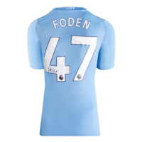 Icons Phil Foden gesigneerd Manchester City shirt 2023-24