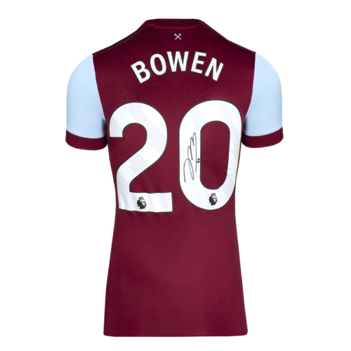 Icons Jarrod Bowen gesigneerd West Ham United shirt 2023-24