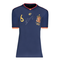Icons Andres Iniesta gesigneerd Spanje shirt 2010