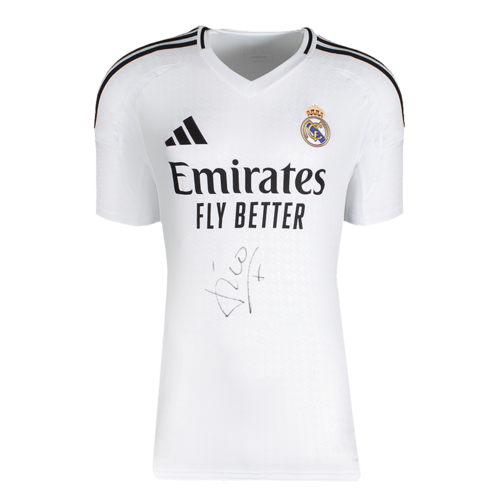 Icons Luis Figo gesigneerd Real Madrid shirt 2024-25