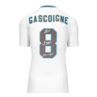 Icons Paul Gascoigne gesigneerd Engeland shirt 1996