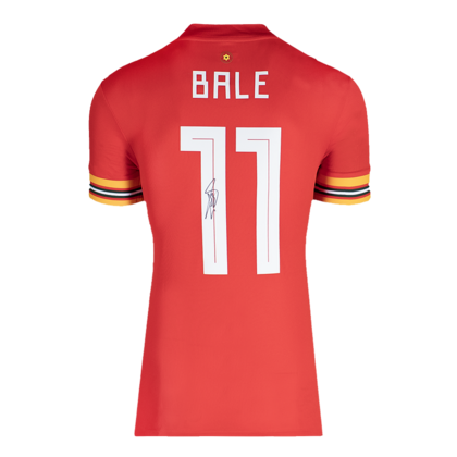 Gareth Bale gesigneerd Wales shirt 2020-21