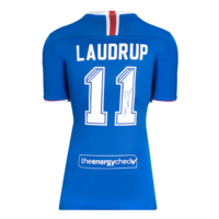 Icons Brian Laudrup gesigneerd Glasgow Rangers shirt 2019-20