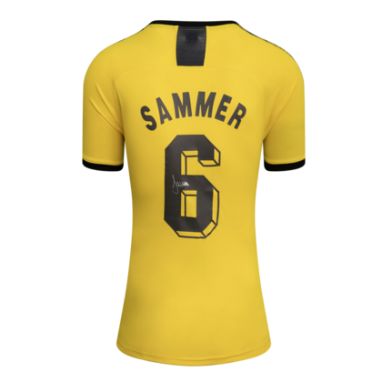 Matthias Sammer gesigneerd Borussia Dortmund shirt 2019-20