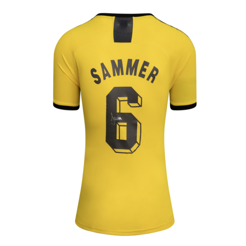 Icons Matthias Sammer gesigneerd Borussia Dortmund shirt 2019-20