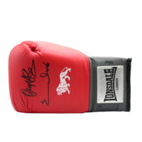Icons Nigel Benn & Chris Eubank gesigneerde bokshandschoen
