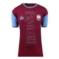 Icons Multi-Signed gesigneerd West Ham United shirt 1975