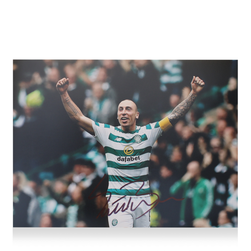 Icons Scott Brown gesigneerde Celtic FC foto