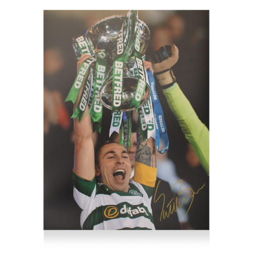 Icons Scott Brown gesigneerde Celtic FC foto