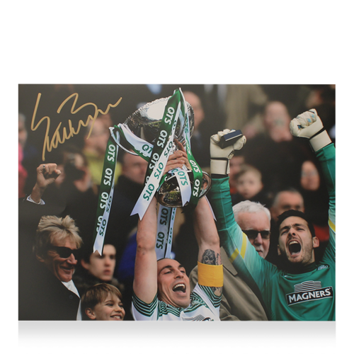 Icons Scott Brown gesigneerde Celtic FC foto