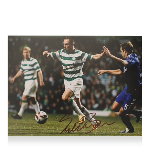 Icons Scott Brown gesigneerde Celtic FC foto
