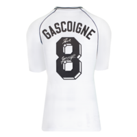 Icons Paul Gascoigne gesigneerd Tottenham Hotspur shirt 1991