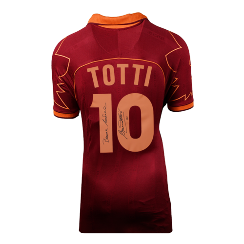 Icons Francesco Totti gesigneerd AS Roma shirt 1999-00