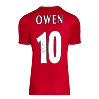 Icons Michael Owen gesigneerd Liverpool FC shirt 1998-00
