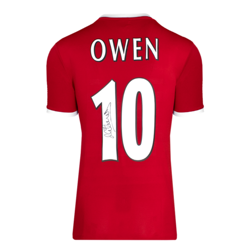 Icons Michael Owen gesigneerd Liverpool FC shirt 1998-00