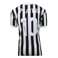 Icons Michel Platini gesigneerd Juventus shirt 1984