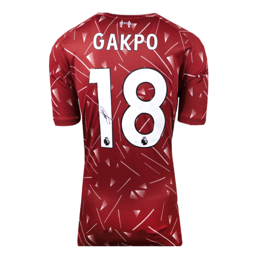 Icons Cody Gakpo gesigneerd Liverpool FC shirt 2026-27