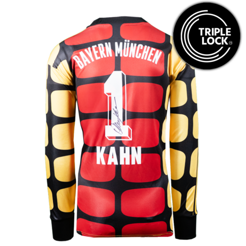 Icons Oliver Kahn gesigneerd Bayern München shirt