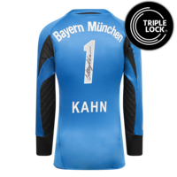 Icons Oliver Kahn gesigneerd Bayern München shirt 2004-05
