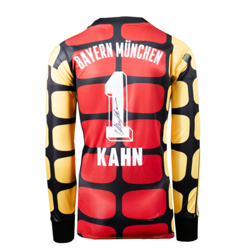 Icons Oliver Kahn gesigneerd Bayern München shirt