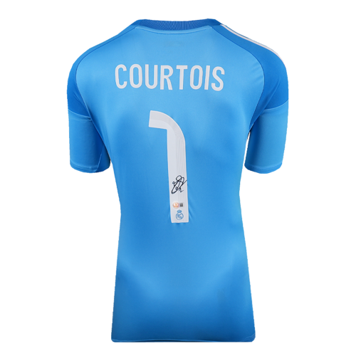 Icons Thibaut Courtois gesigneerd Real Madrid shirt 2025-26