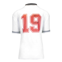 Icons Paul Gascoigne gesigneerd Engeland shirt 1990