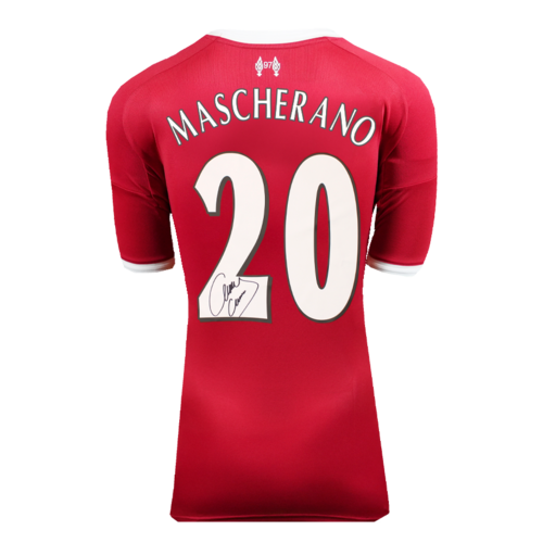 Icons Javier Mascherano gesigneerd Liverpool FC shirt 2025-26