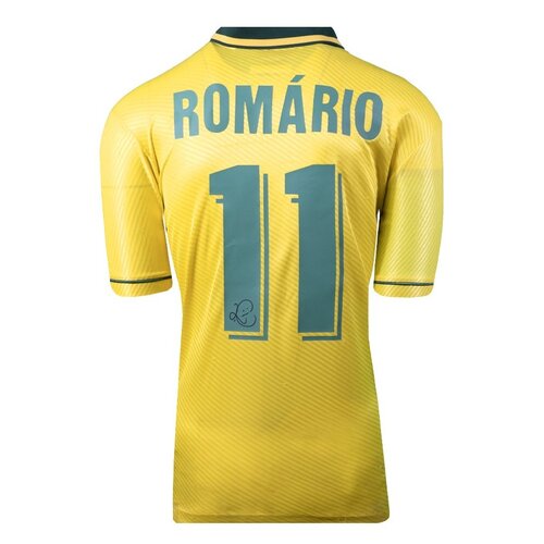 Icons Romario gesigneerd Brazilië shirt 1994