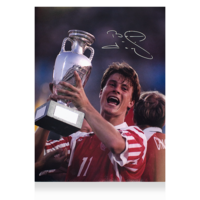Icons Brian Laudrup gesigneerde Denmark foto 1992