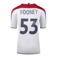 Icons Wayne Rooney gesigneerd Engeland shirt 2004