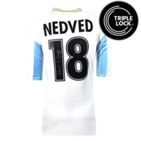 Icons Pavel Nedved gesigneerd Lazio Roma shirt 1998-00