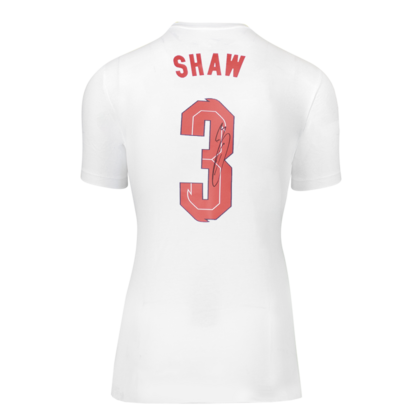 Luke Shaw gesigneerd Engeland shirt