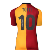 Icons Francesco Totti gesigneerd AS Roma shirt 2001-02