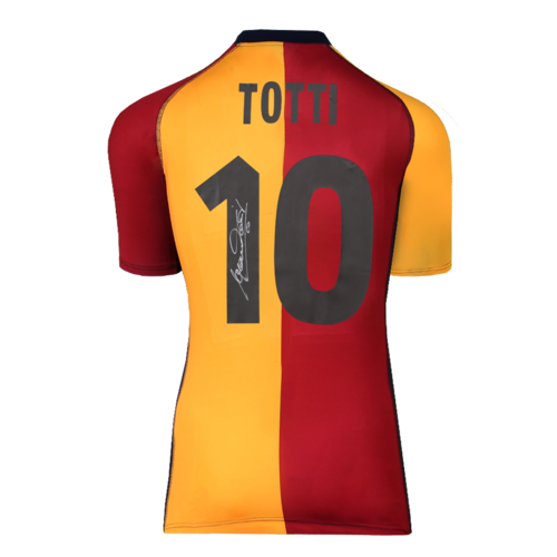 Icons Francesco Totti gesigneerd AS Roma shirt 2001-02