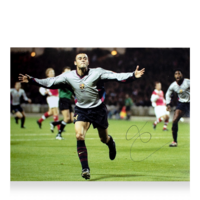 Icons Luis Enrique gesigneerde FC Barcelona foto