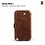 Zenus Galaxy Note 2 Masstige Lettering Diary Series -Brown