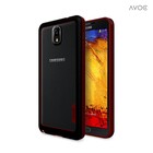 Avoc Galaxy Note 3 Bumper Solid Avoc Zwart / Wijn Rood