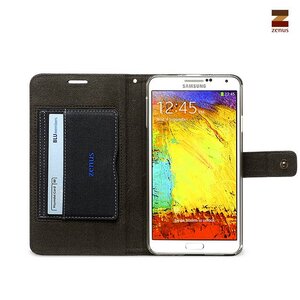 Zenus Galaxy Note 3 Cambridge Diary Marineblauw