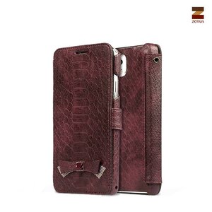 Zenus Galaxy Note 3 Masstige Croco Diary Wijn Rood