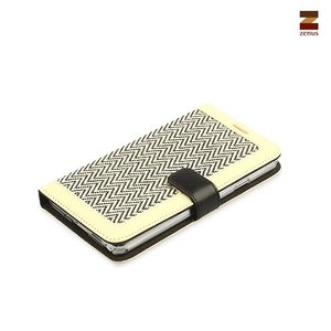 Zenus Galaxy Note 3 Masstige Herringbone Diary Ivoor