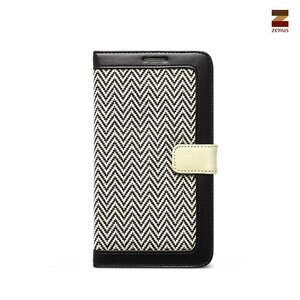 Zenus Galaxy Note 3 Masstige Herringbone Diary Zwart