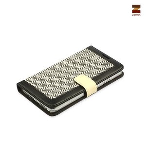 Zenus Galaxy Note 3 Masstige Herringbone Diary Zwart