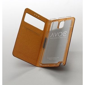 Avoc Galaxy Note 3 Masstige Toscane Diary Avoc - Brown