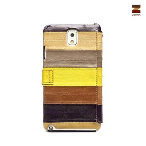 Zenus Galaxy Note 3 Prestige Natural Eel Diary - Multi Brown